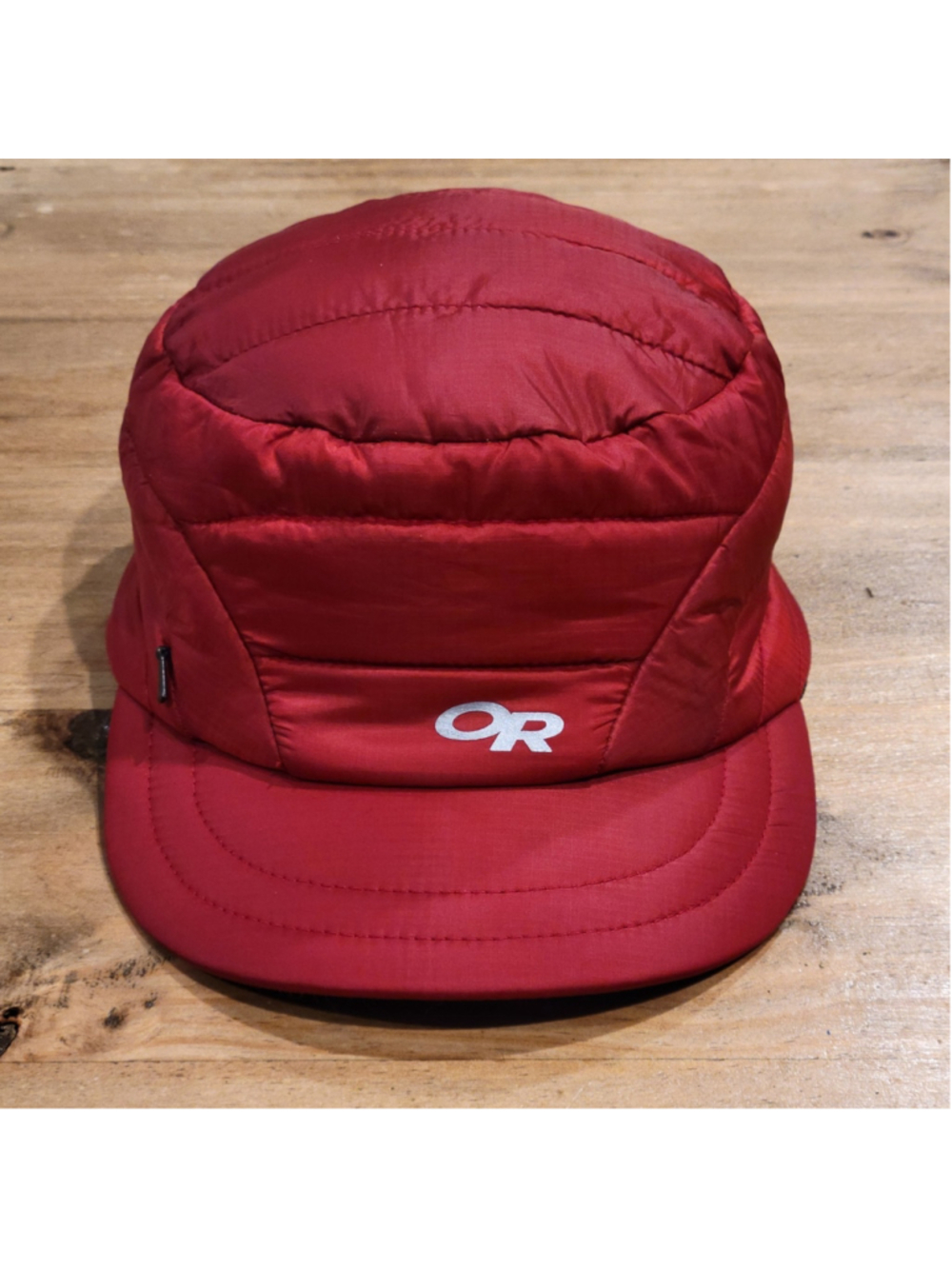 Outdoor Research Acetylene Cap Hat Red L/XL PrimaLoft Insulated Ear Flaps Winter
